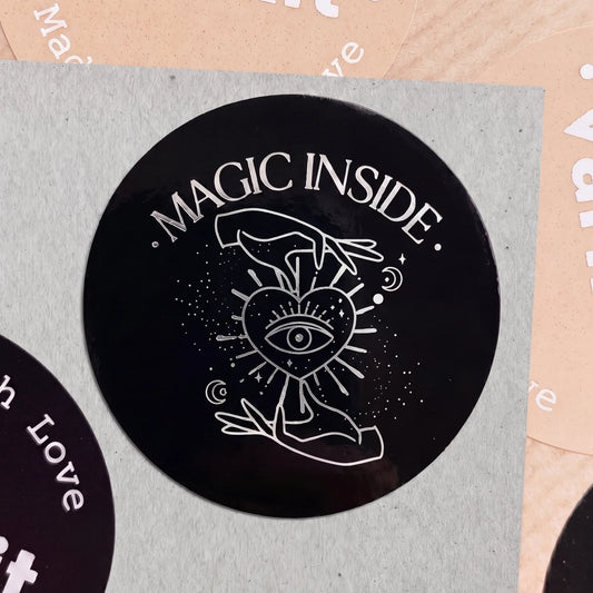 Add an esoteric Magic Inside detail to your story-driven customer gifts.