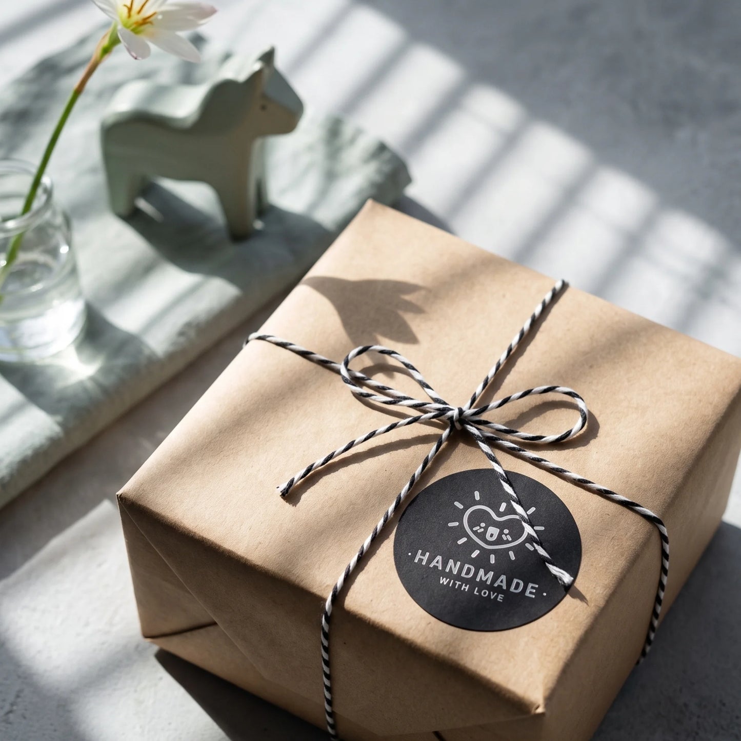 Pegatinas divertidas de agradecimiento para pequeñas empresas, corazón radiante sonriente, redondas de 2 pulgadas, 60 etiquetas | Varikit