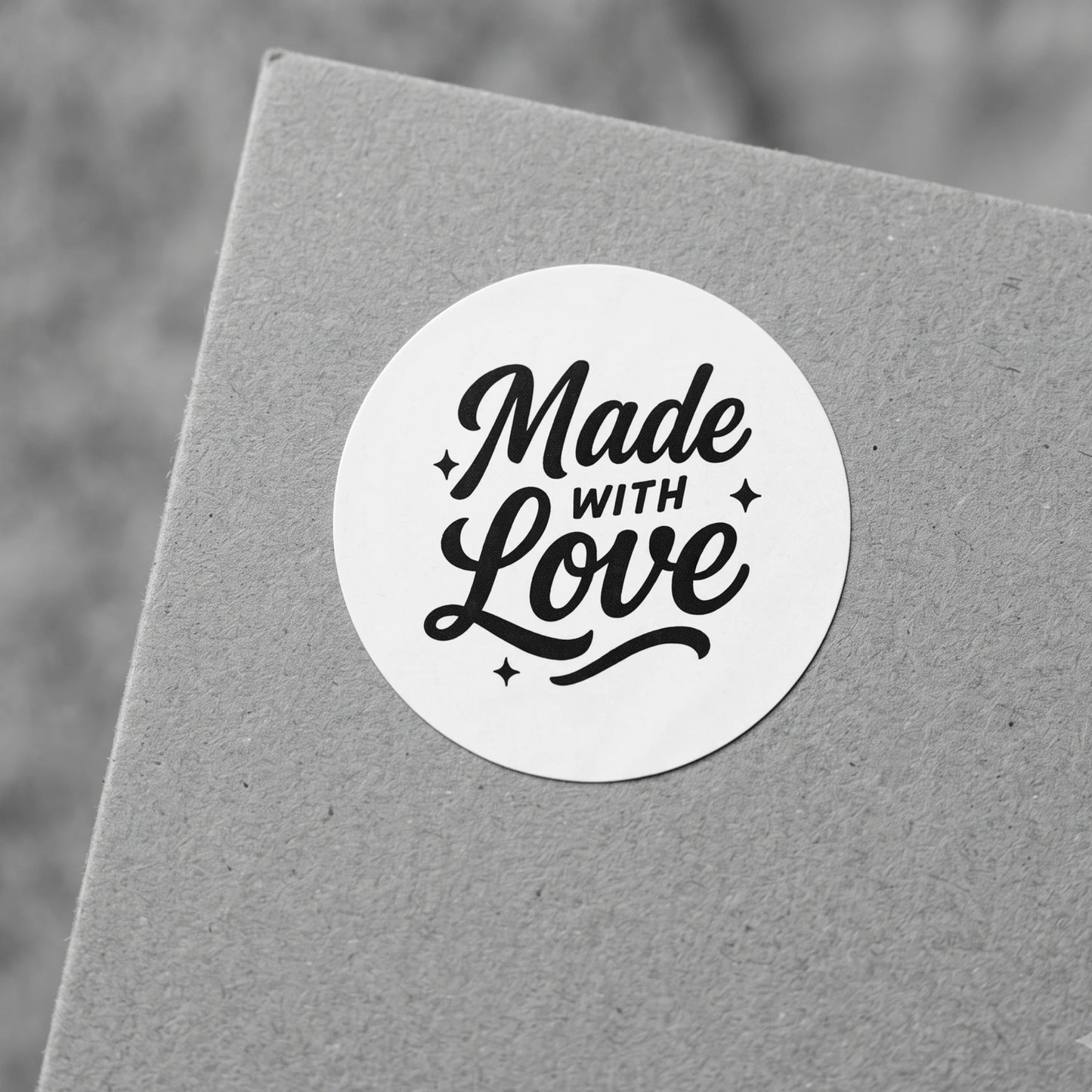Authentic sign-painting style typography securing product packaging for small brands.
