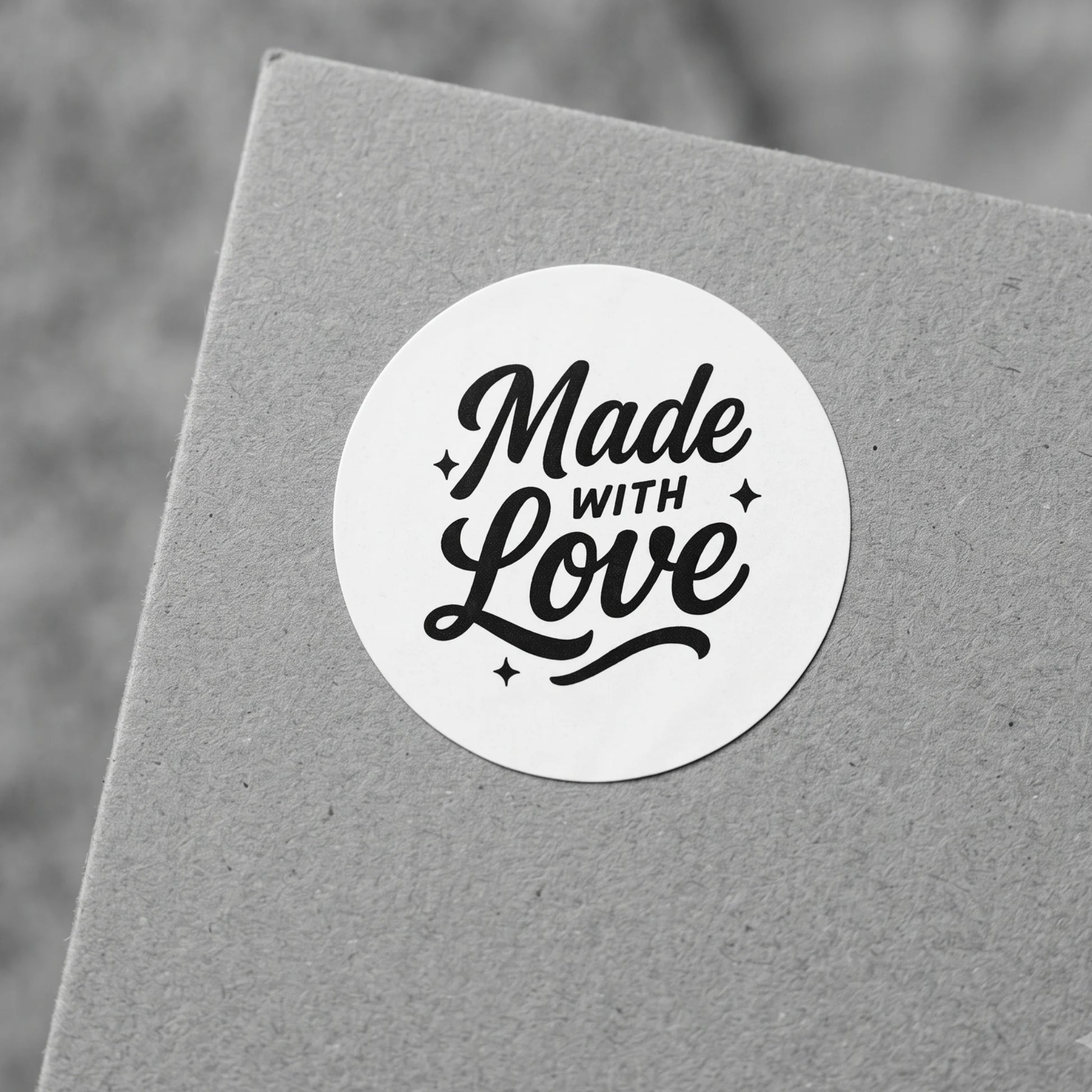 Authentic sign-painting style typography securing product packaging for small brands.