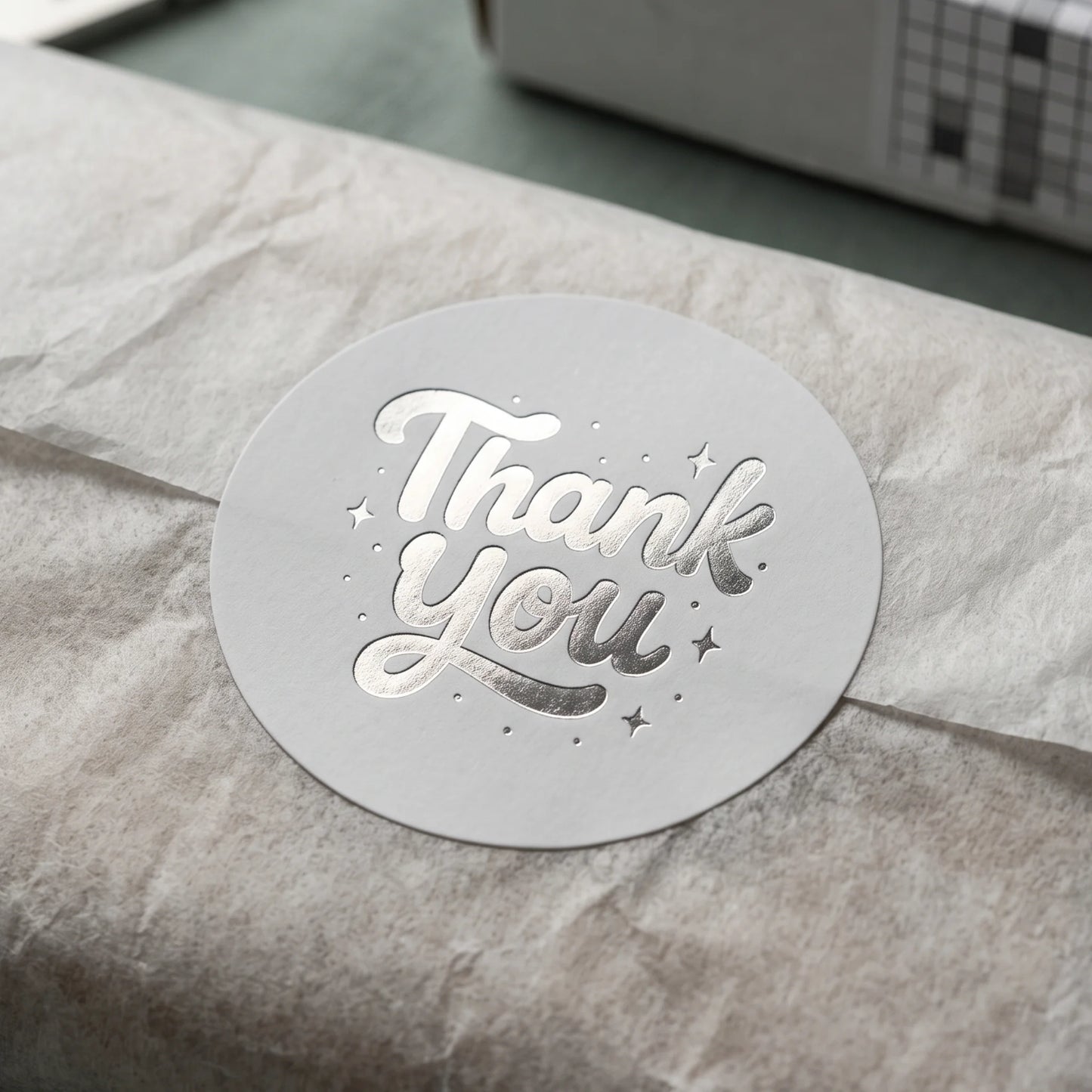 Classic American vintage typography giving boutique packaging a nostalgic identity.