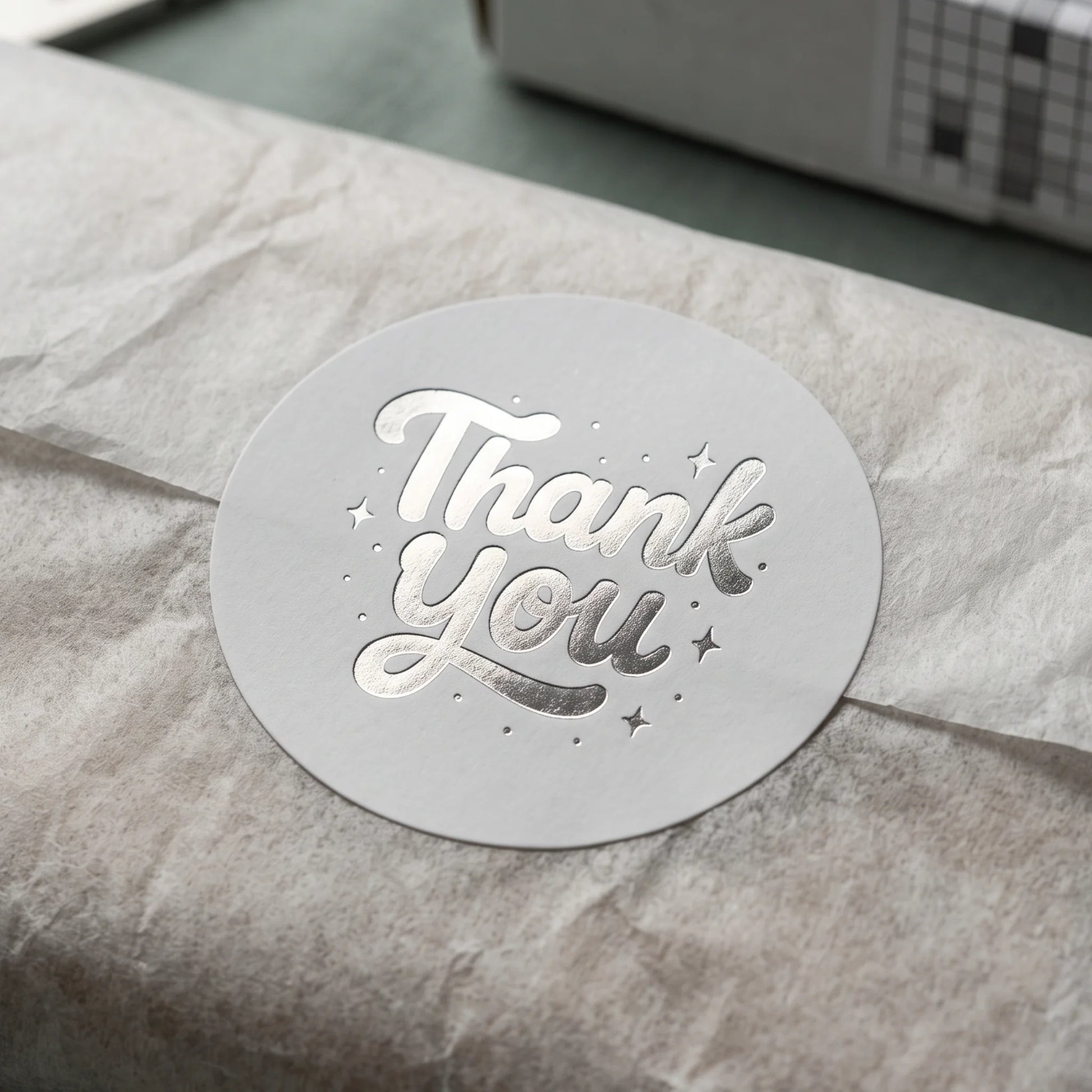 Classic American vintage typography giving boutique packaging a nostalgic identity.