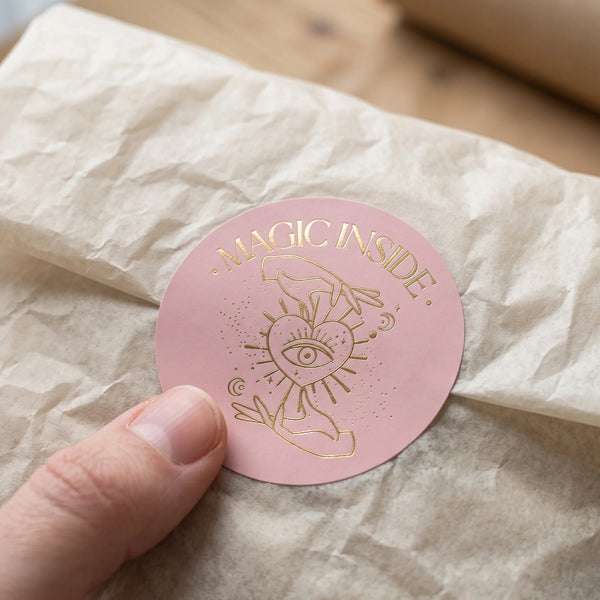Esoteric design securing artisan goods for intentional and mystical brands.