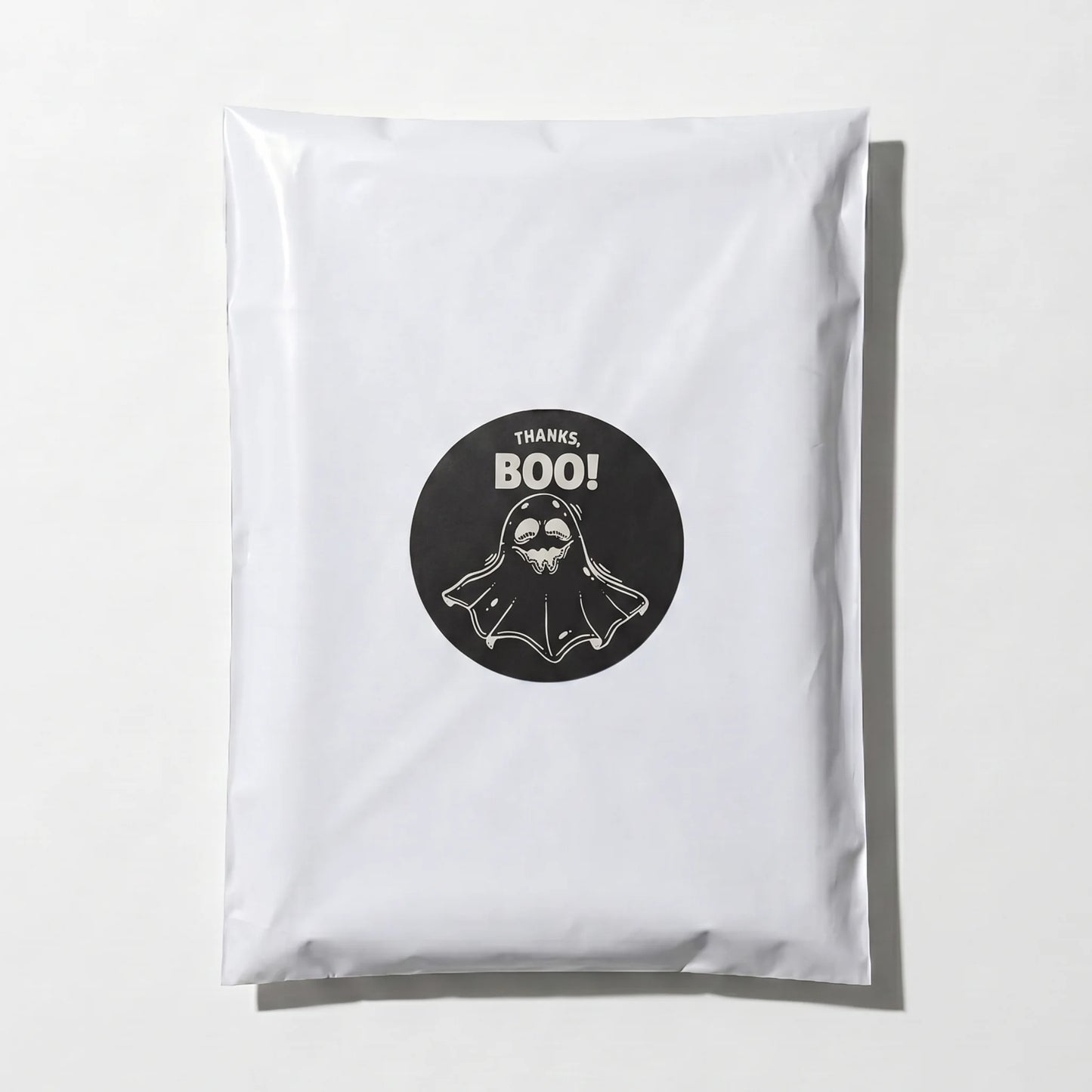 Playful Thank You Stickers for Small Business, Thanks Boo Ghost, 2 Inch Round, 60 Labels | Varikit