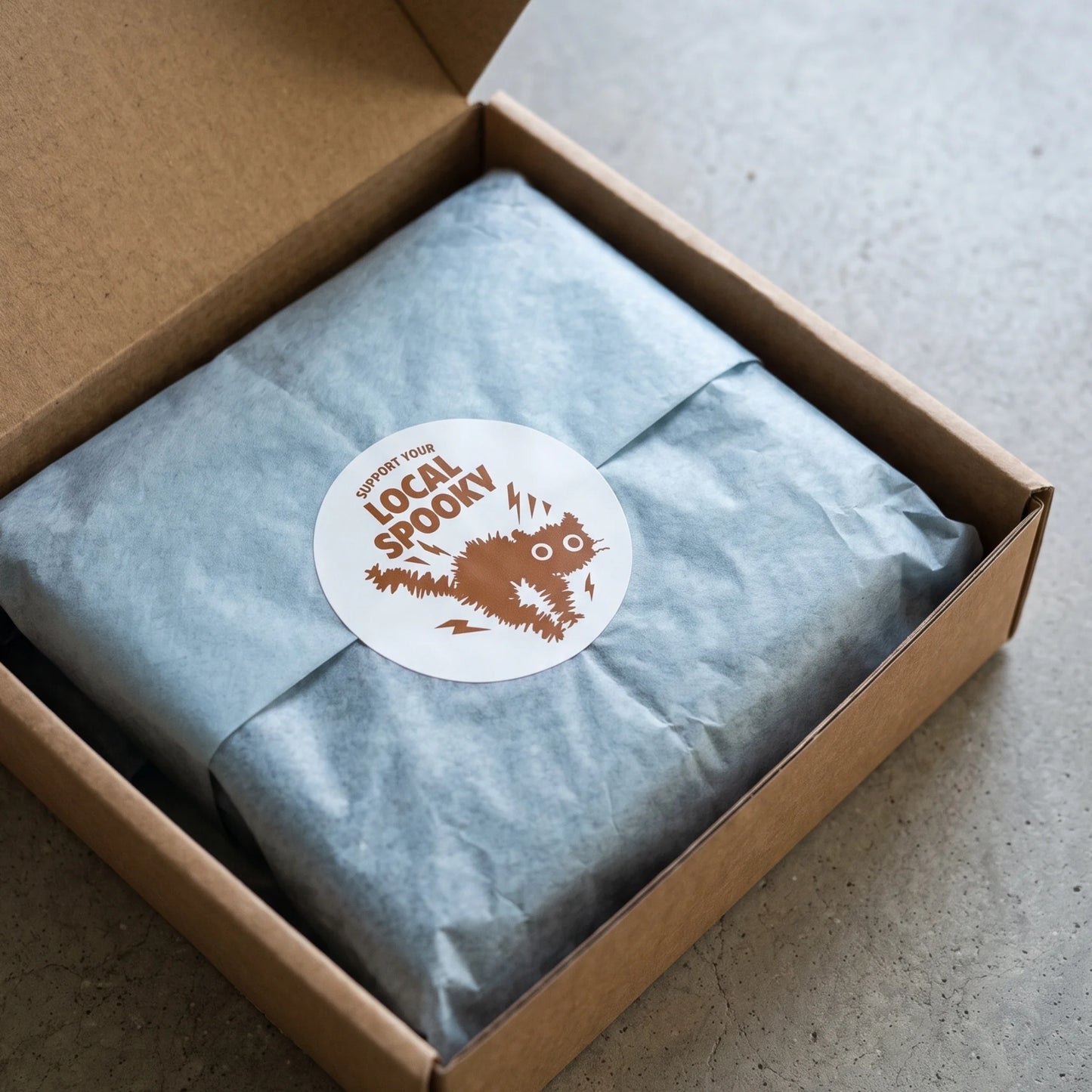 Playful Packaging Stickers for Small Business, Startled Black Cat, 2 Inch Round, 60 Labels | Varikit